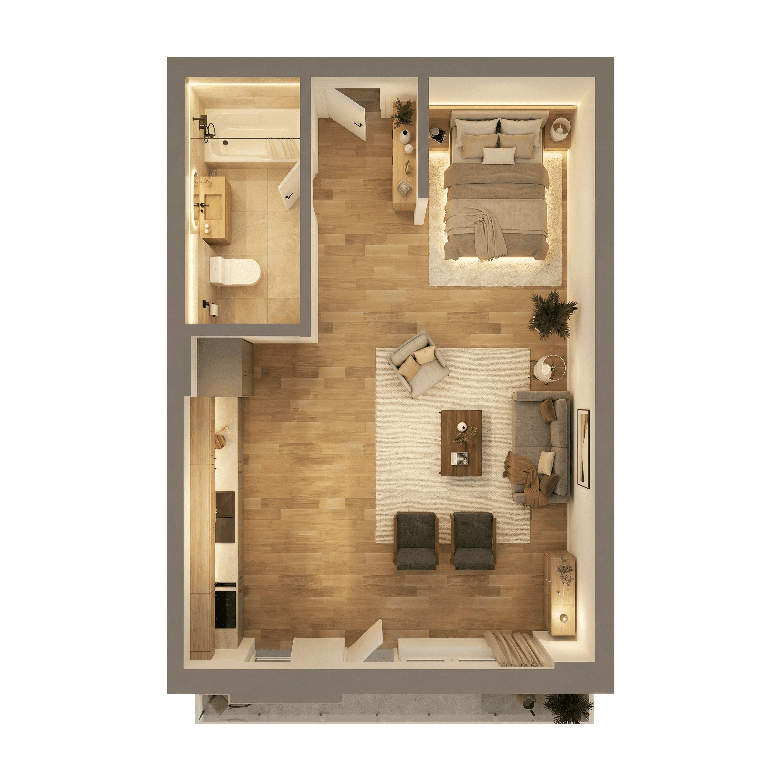 Plan apartament C2-106