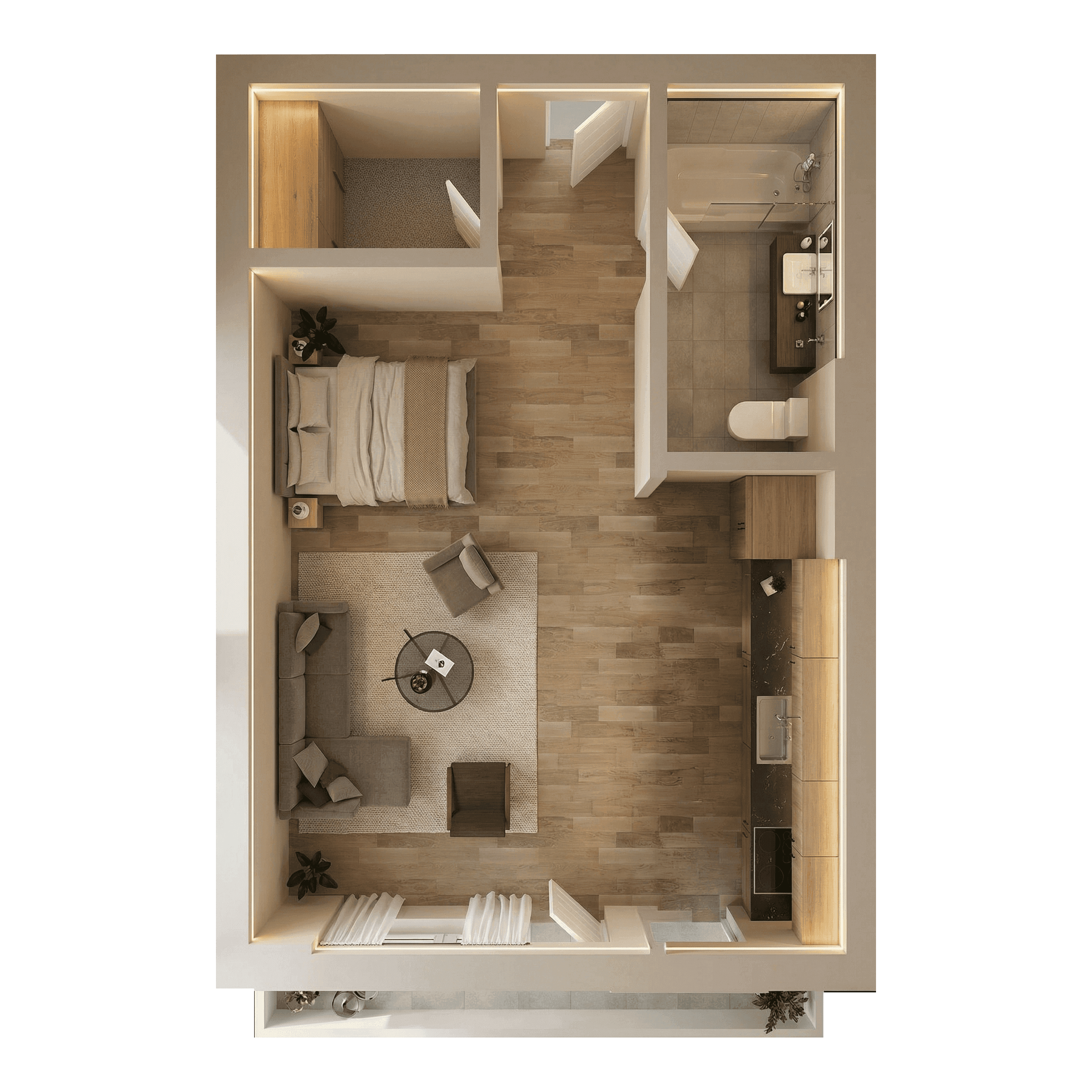 Plan apartament C2-105