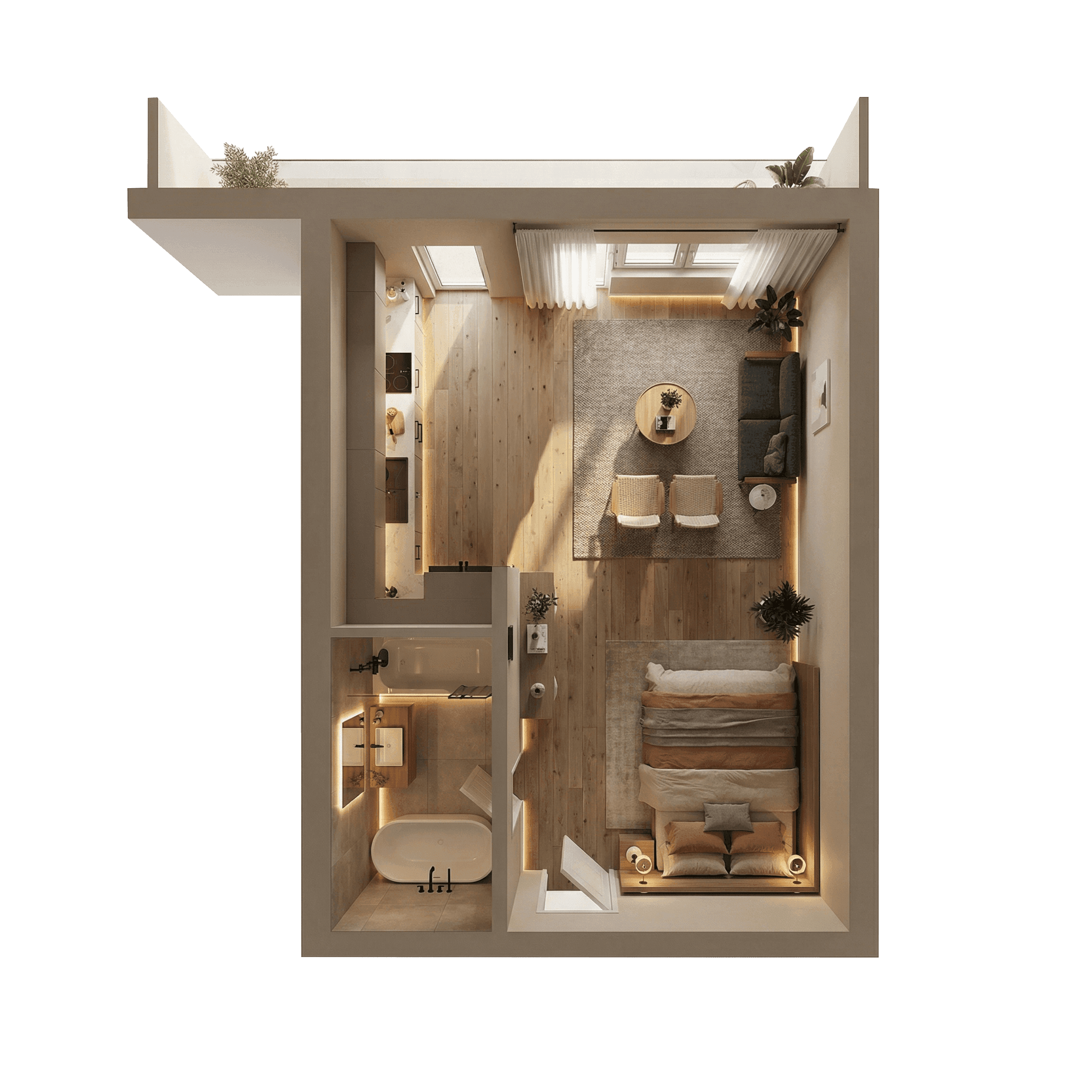 Plan apartament C1-111