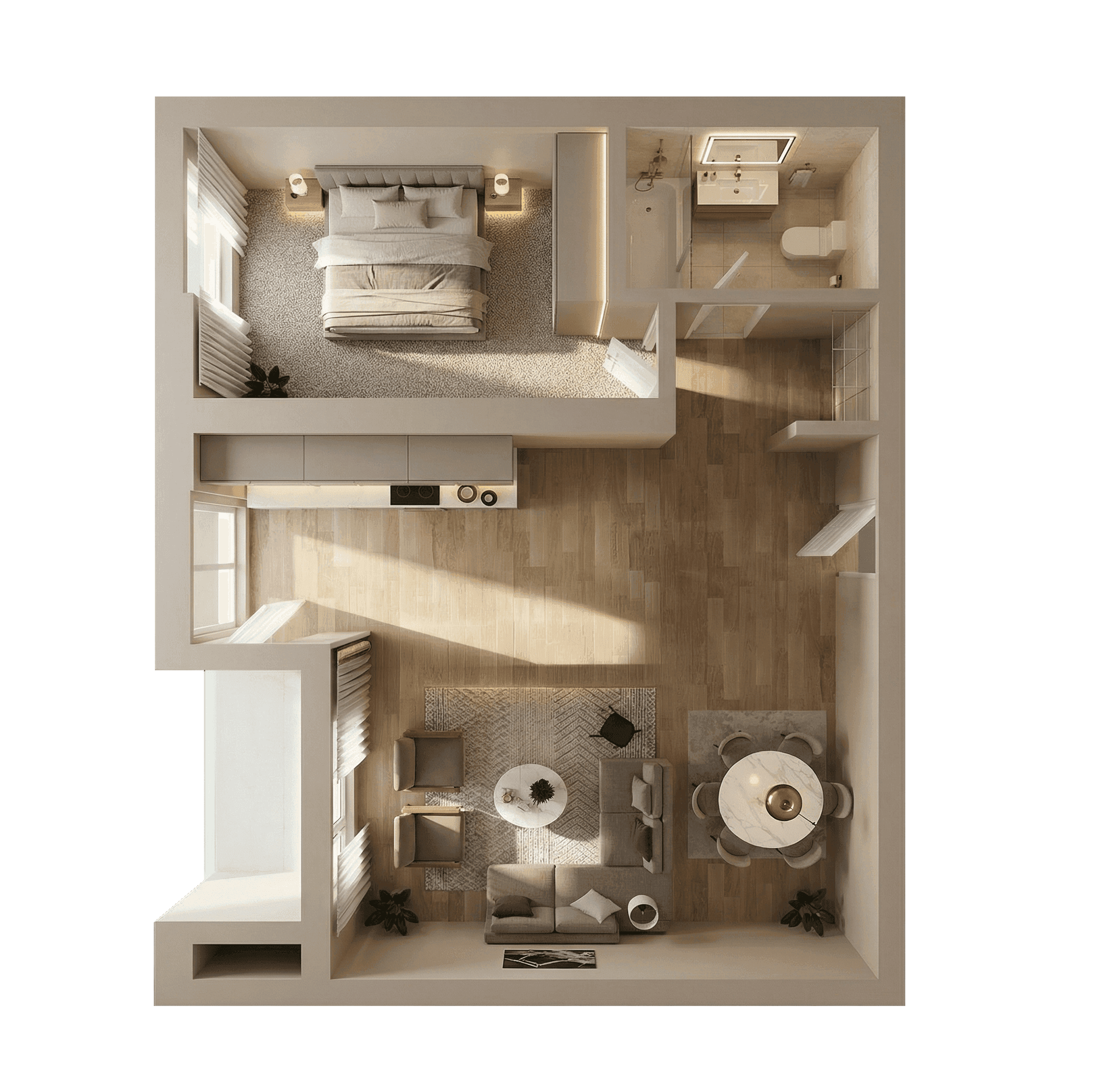 Plan apartament C1-110