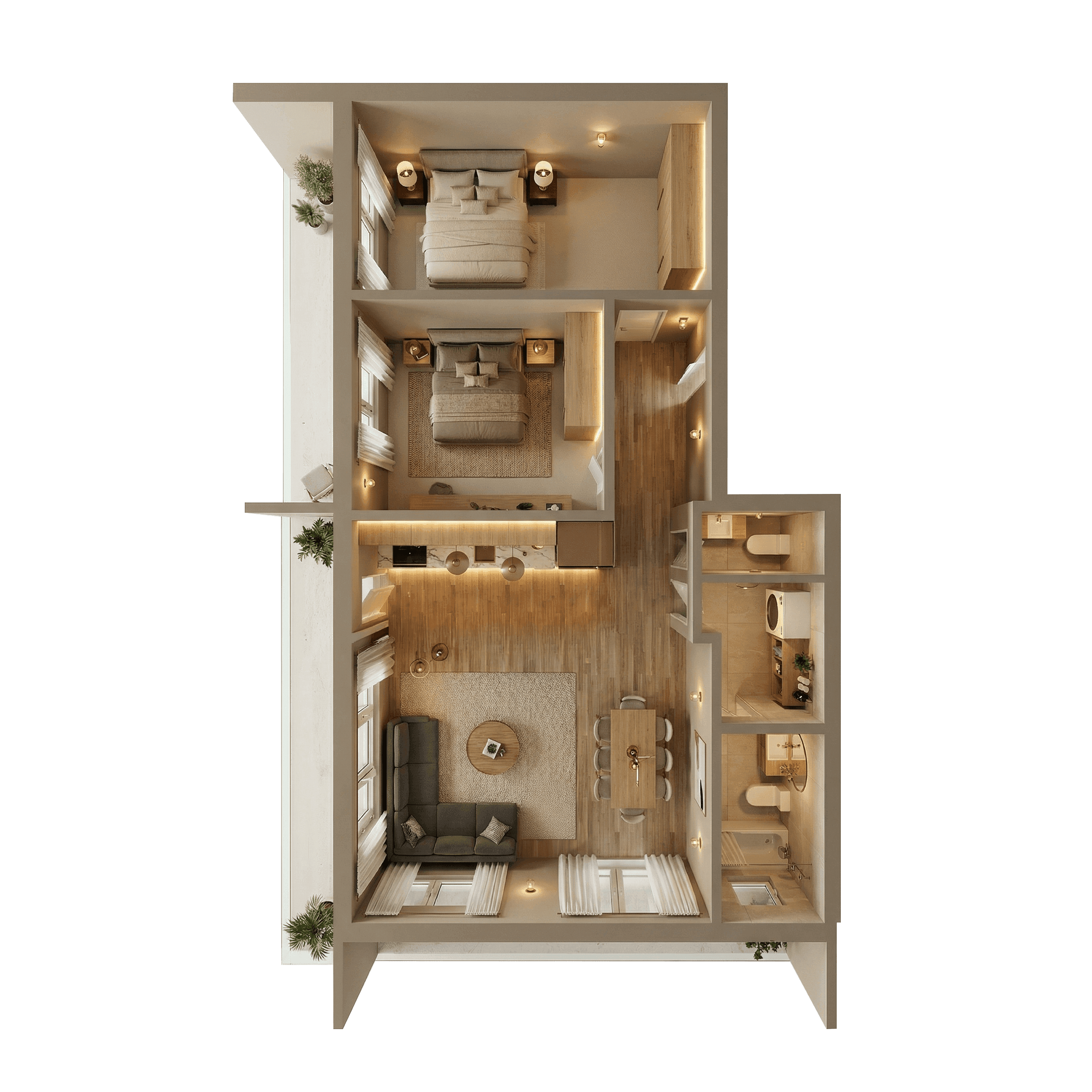 Plan apartament C1-701