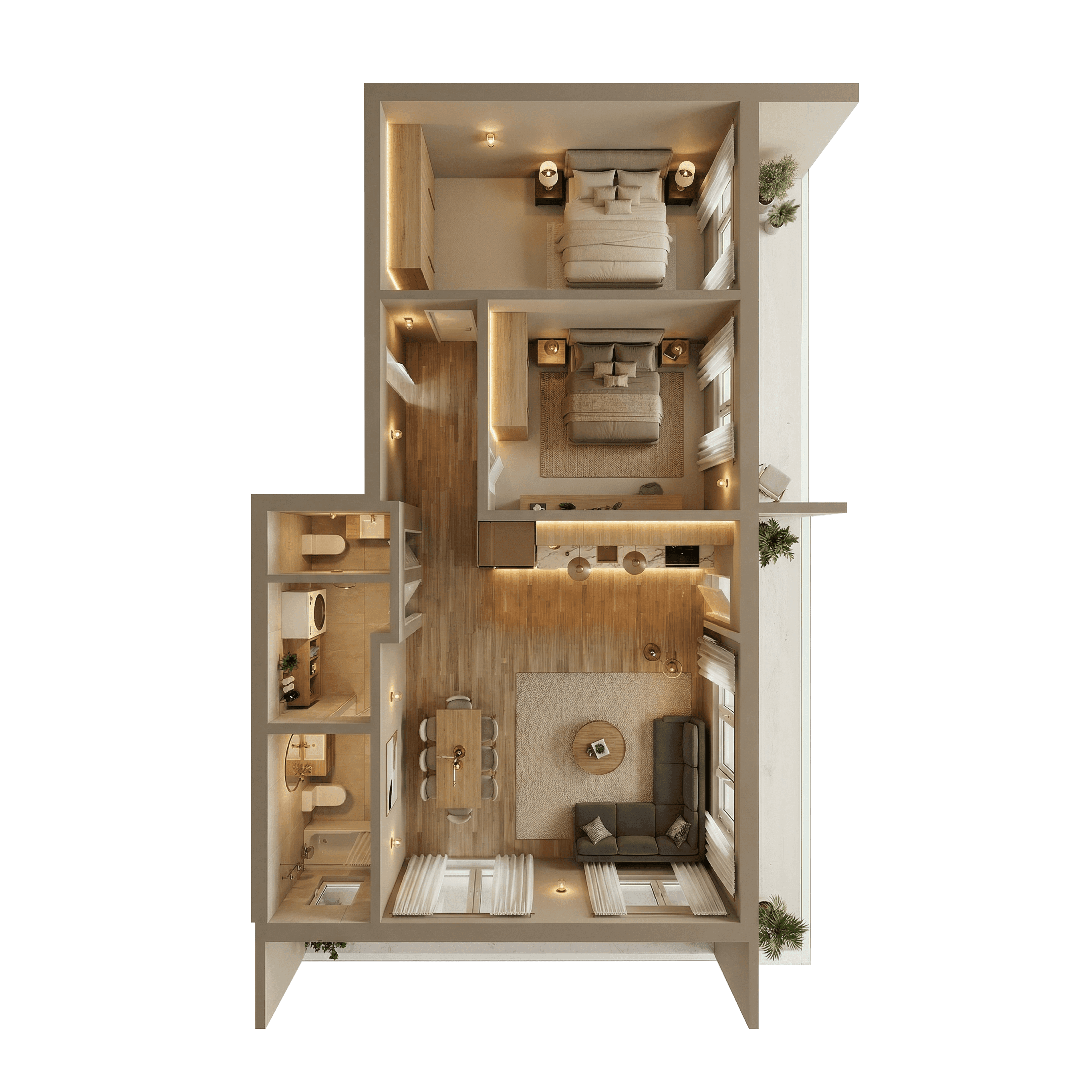 Plan apartament C2-701