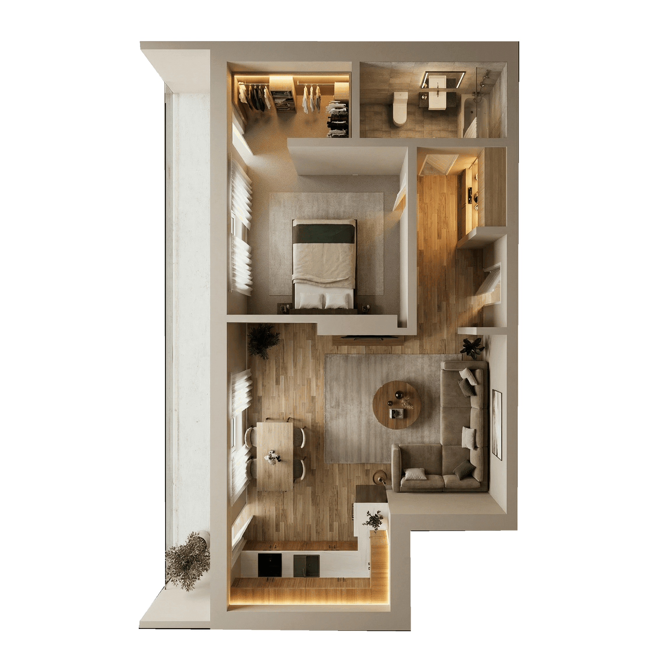 Plan apartament C2-703