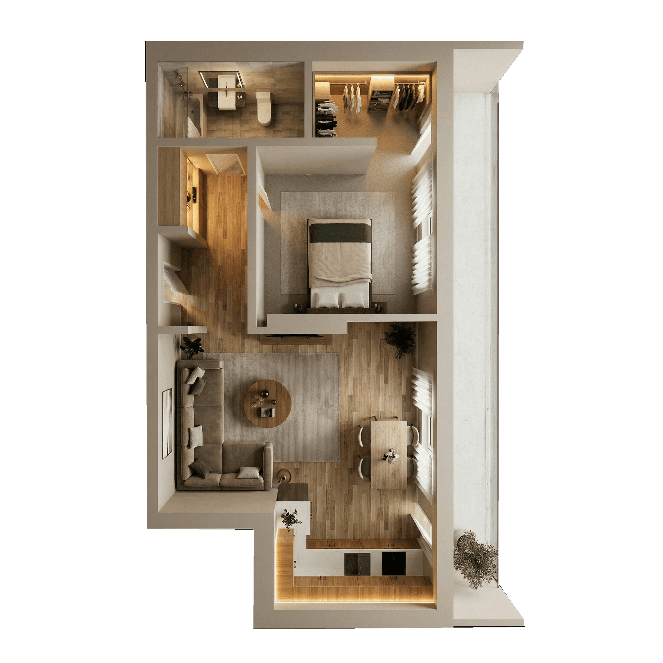 Plan apartament C1-703