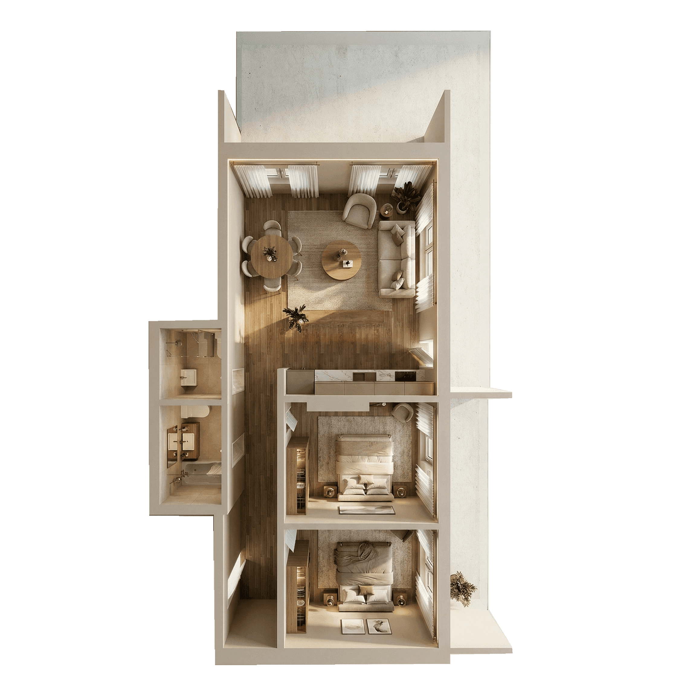 Plan apartament C1-704