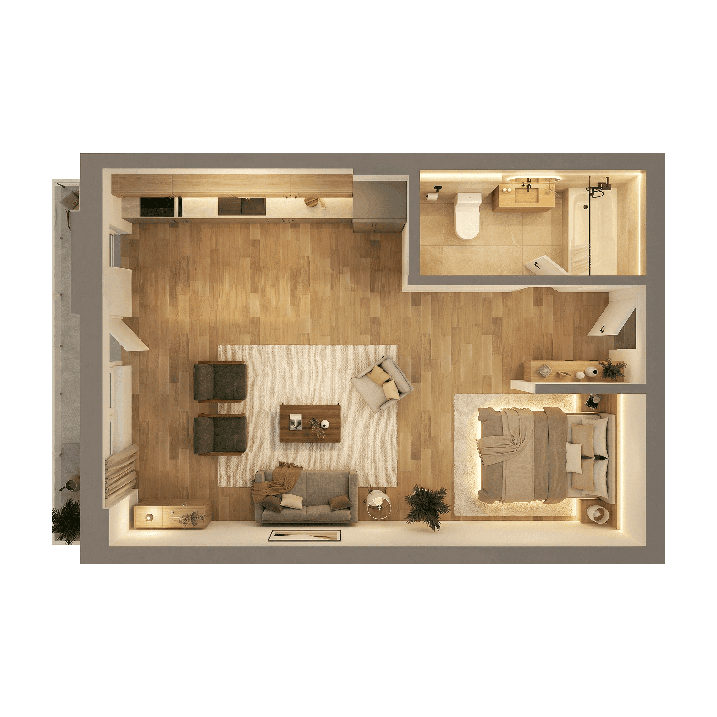 Plan apartament C2-106
