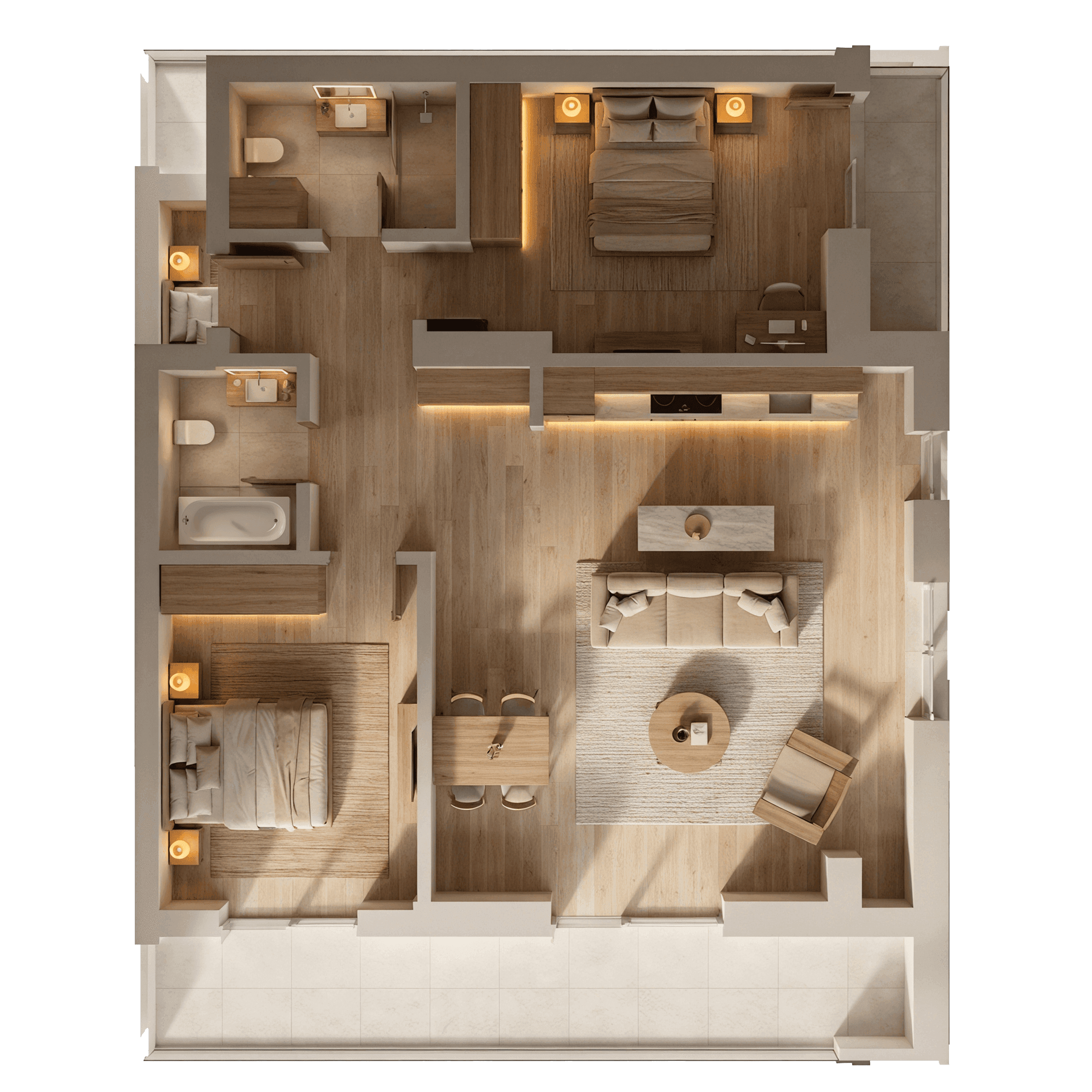 Plan apartament C2-102