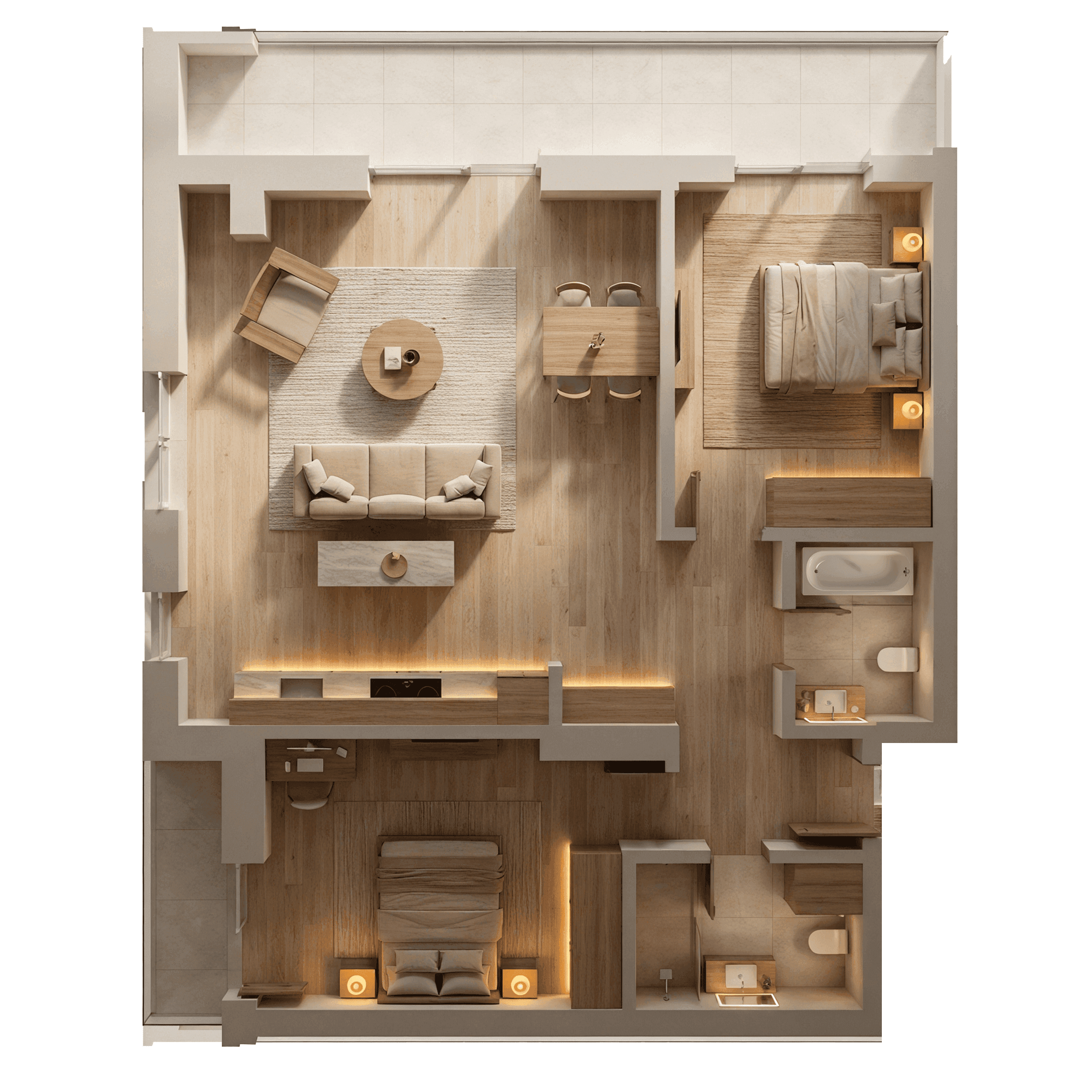 Plan apartament C2-108
