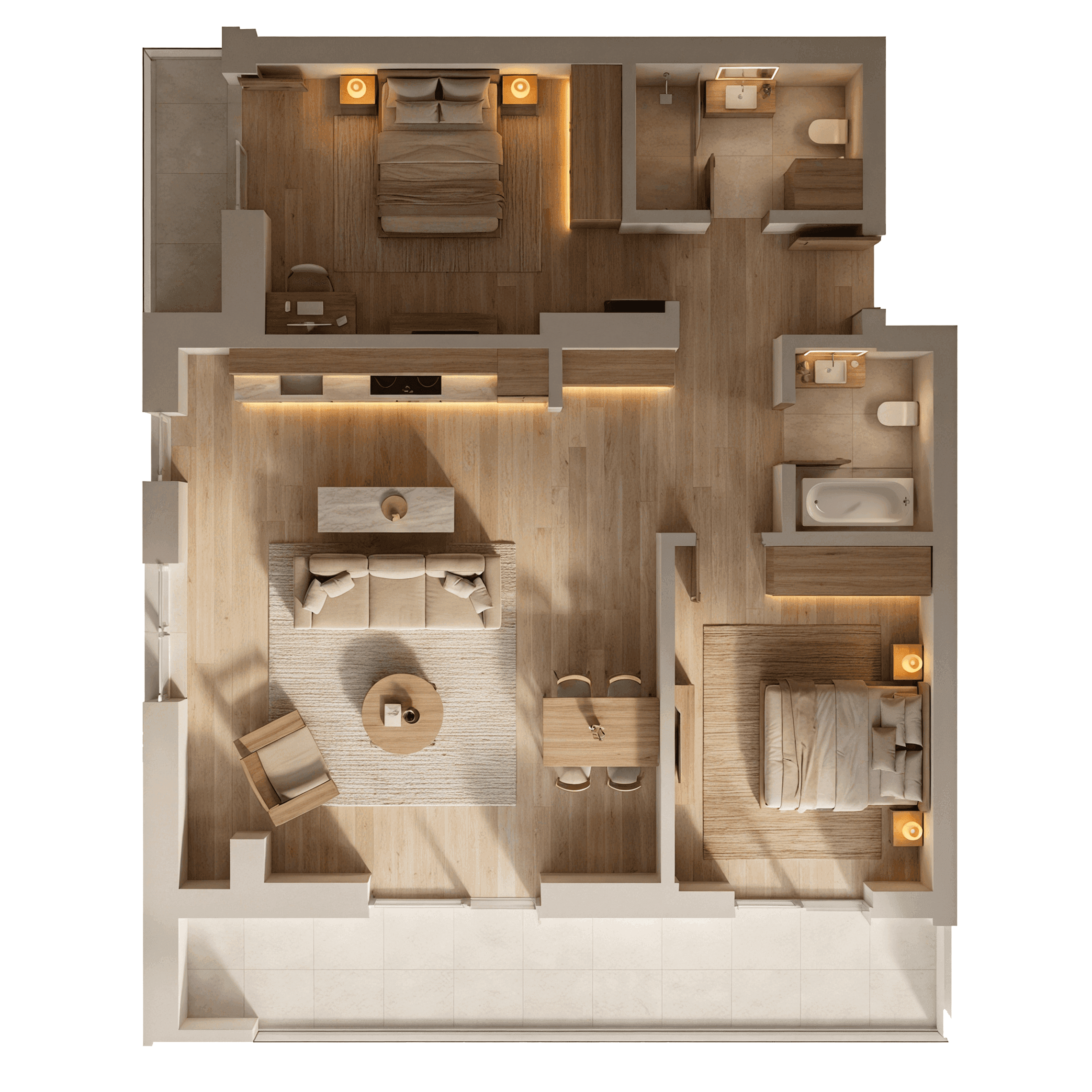 Plan apartament C1-108