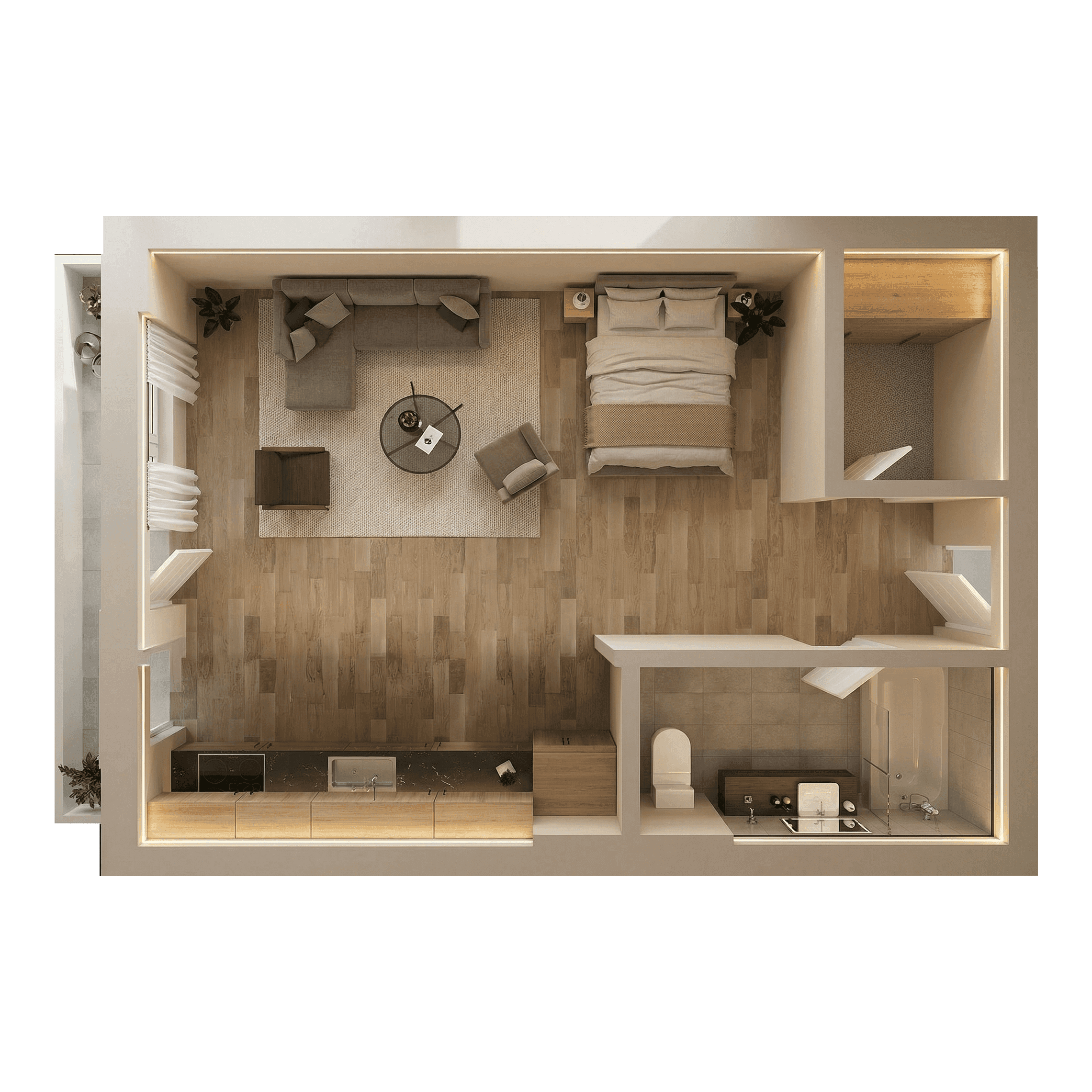 Plan apartament C2-105