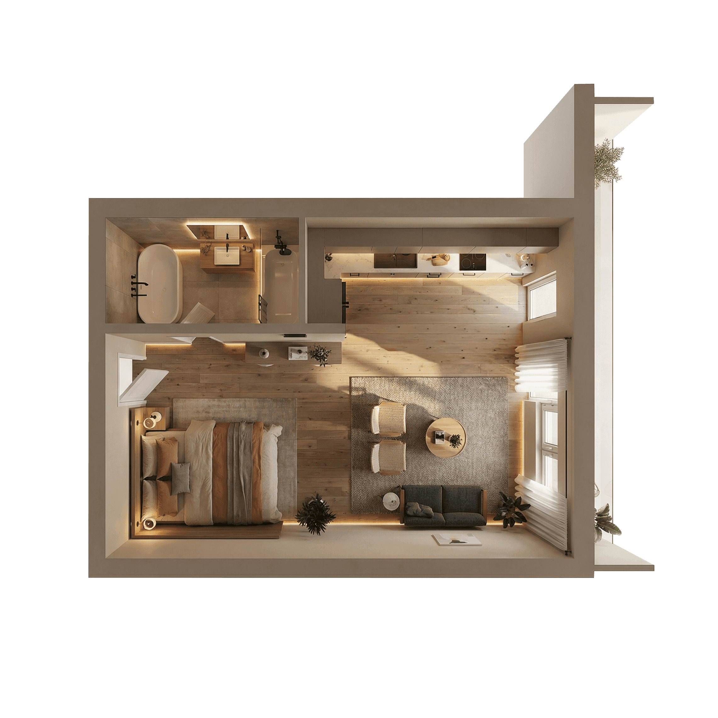 Plan apartament C1-111