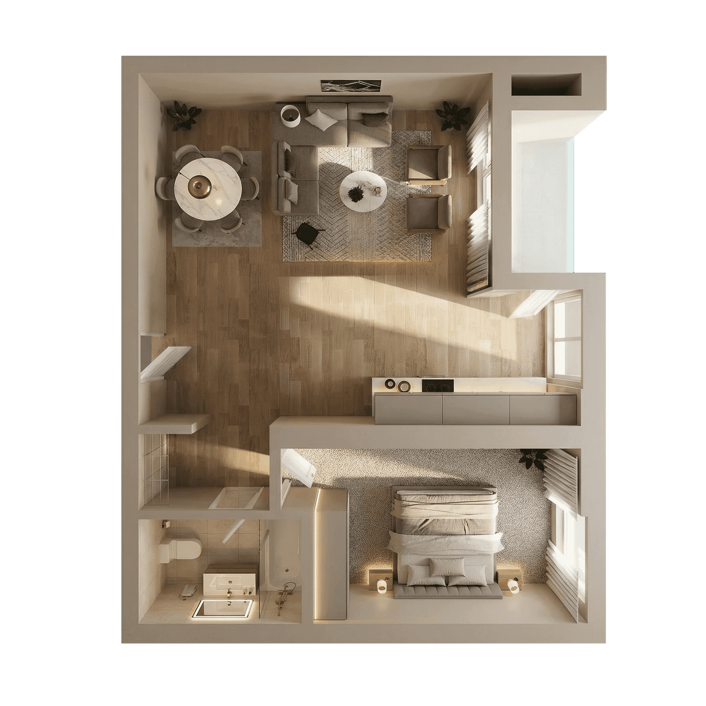 Plan apartament C1-110