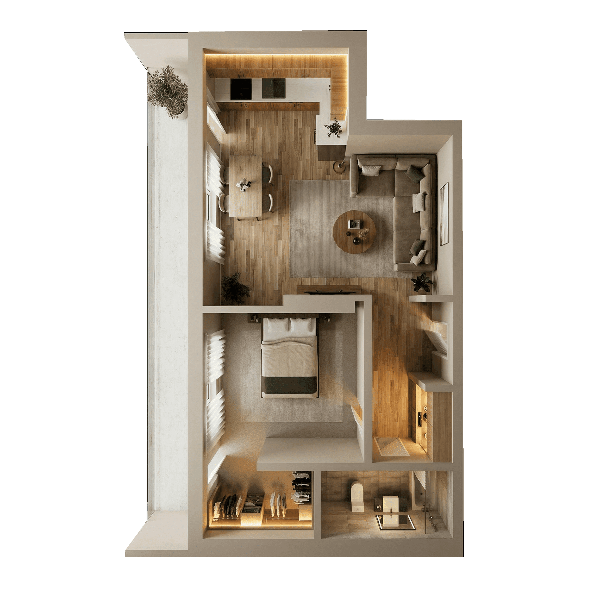 Plan apartament C1-703
