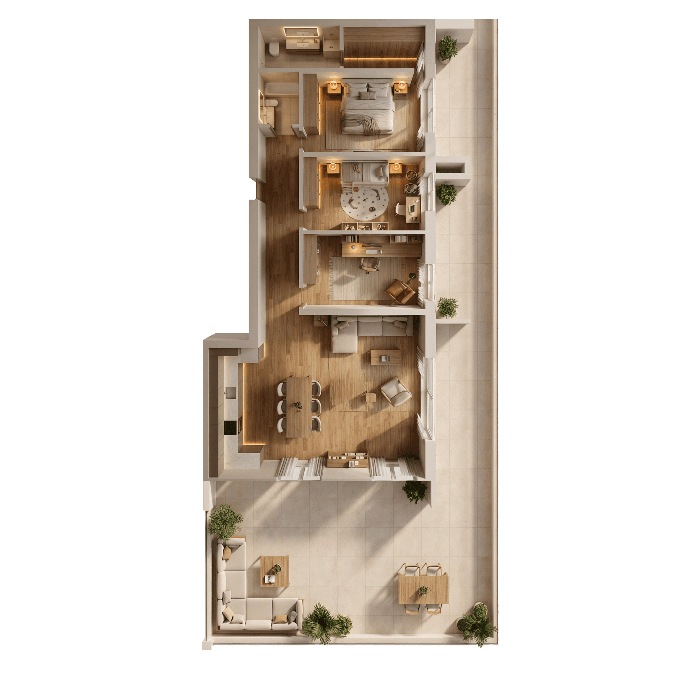 Plan apartament C1-705